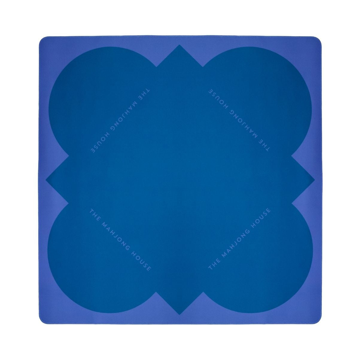 Double-Sided Mahjong Mat Sapphire Blue