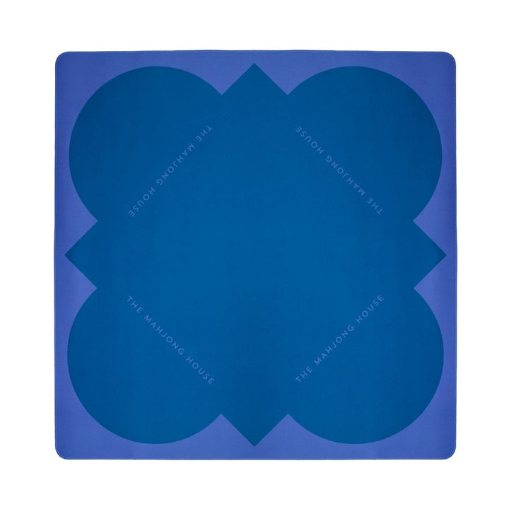 Double-Sided Mahjong Mat Sapphire Blue