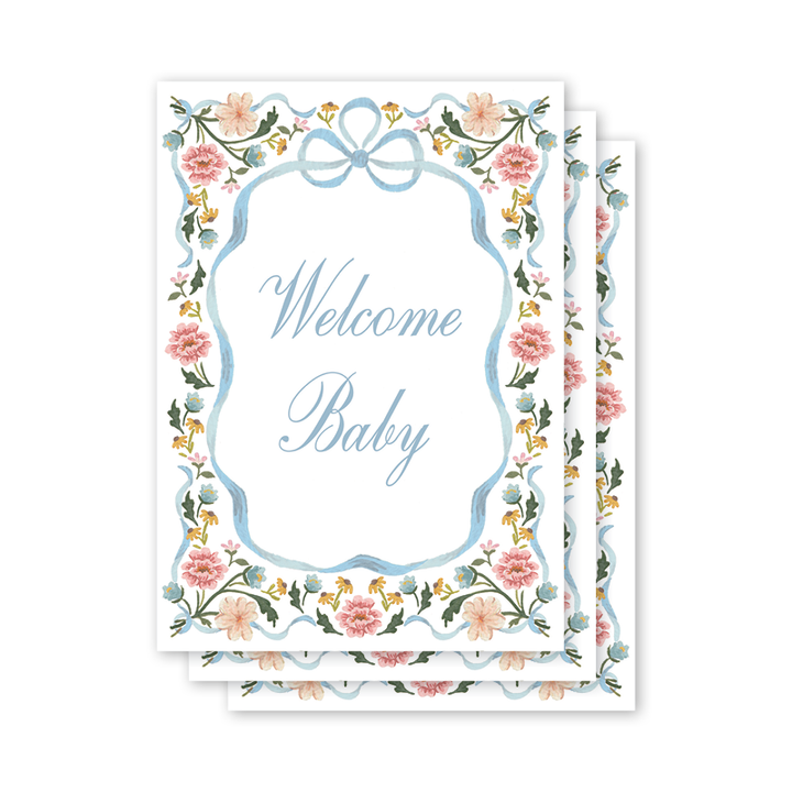 Baby Milestone Cards Cottagecore Floral