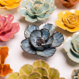 Navy Poppy Flower