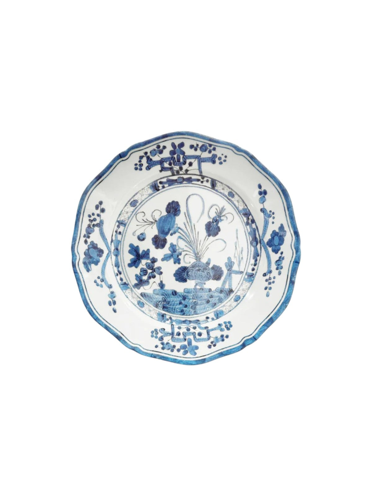Faenza Melamine Dinner Plate Set of 4 Blue