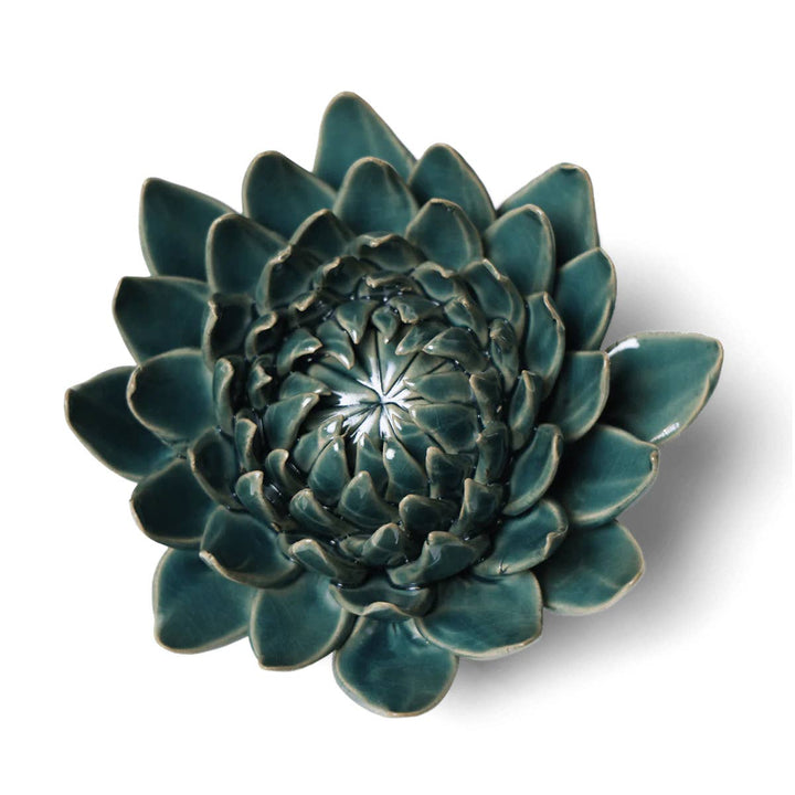 Teal Dahlia