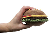 Knitted Hamburger Rattle Toy