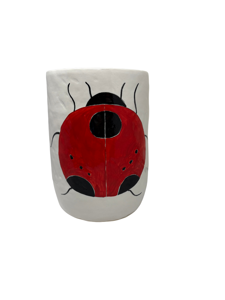 Medium Vase Ladybug 1