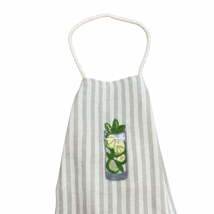 Embroidered Apron Mojito