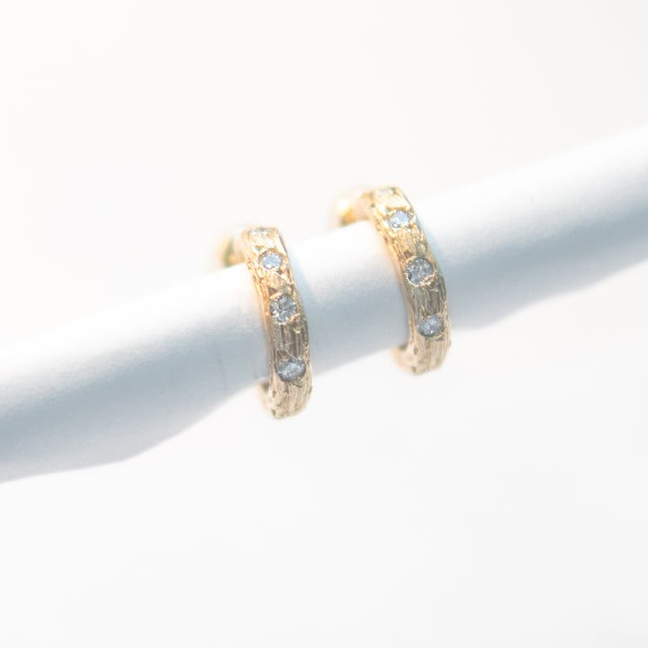 Gold Huggie Earrings