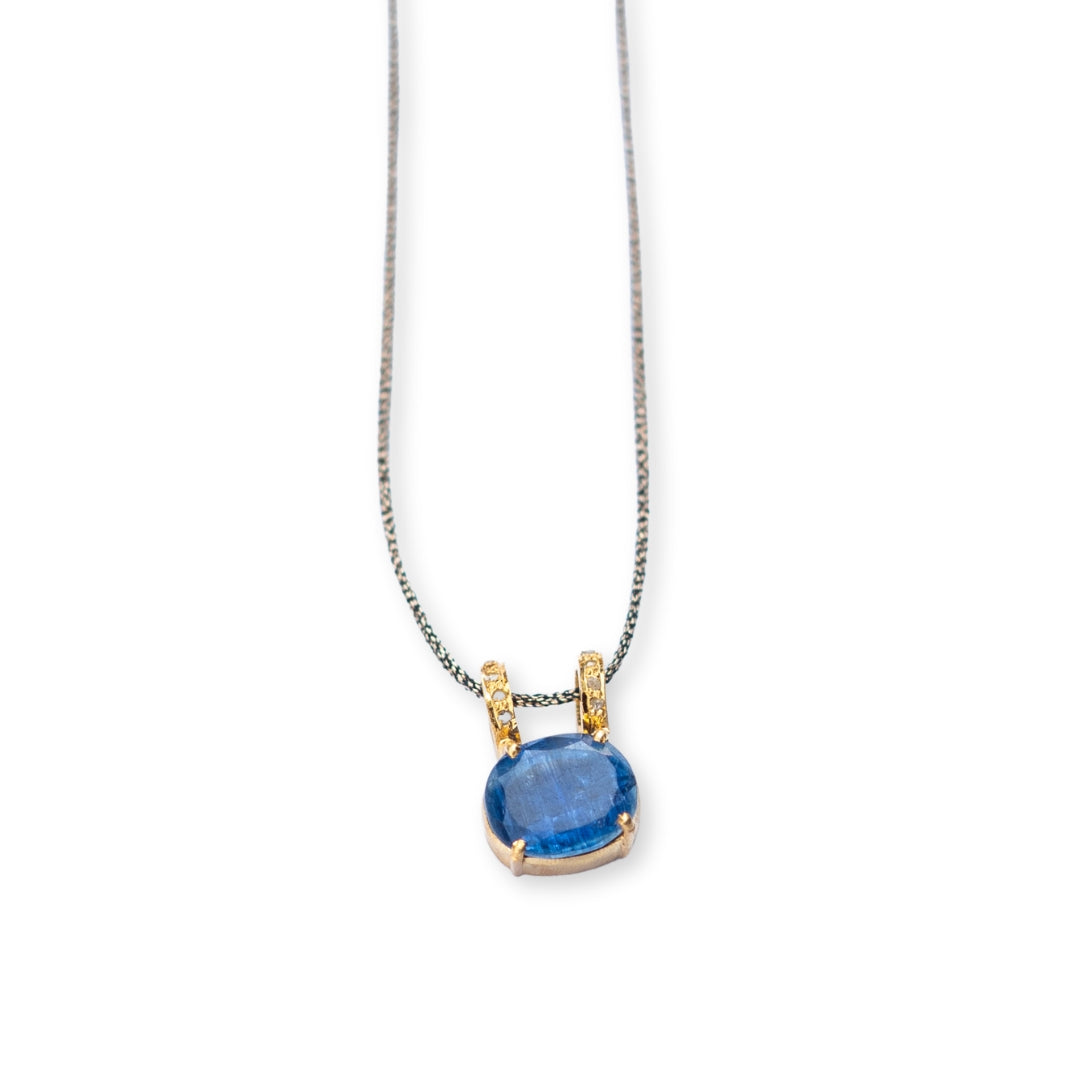 Kyanite Gold Plated Necklace