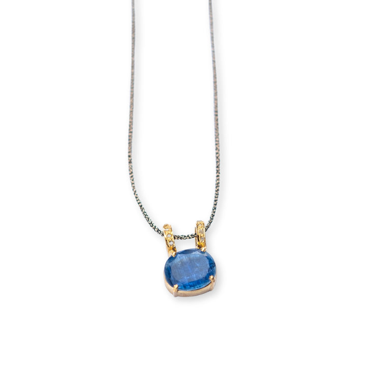 Kyanite Gold Plated Necklace