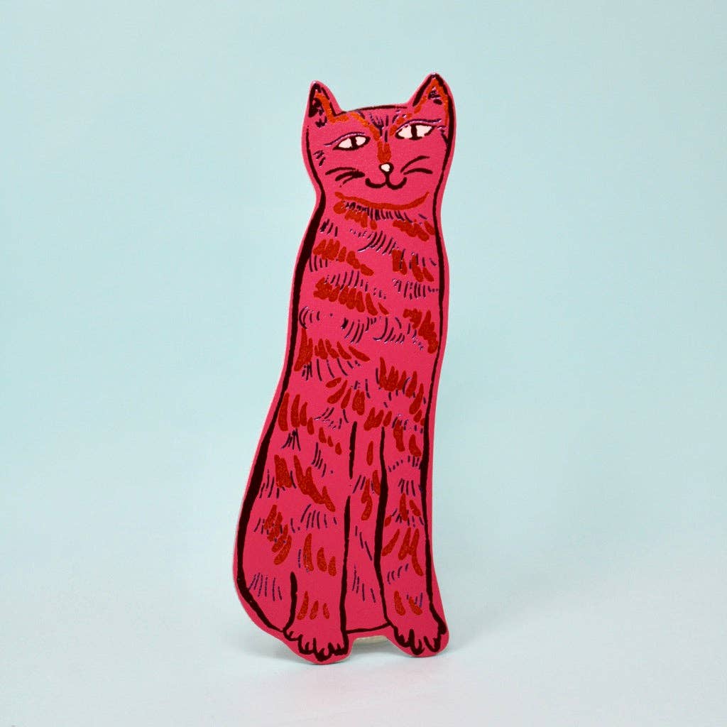 Cat Tails Bookmark New Pink