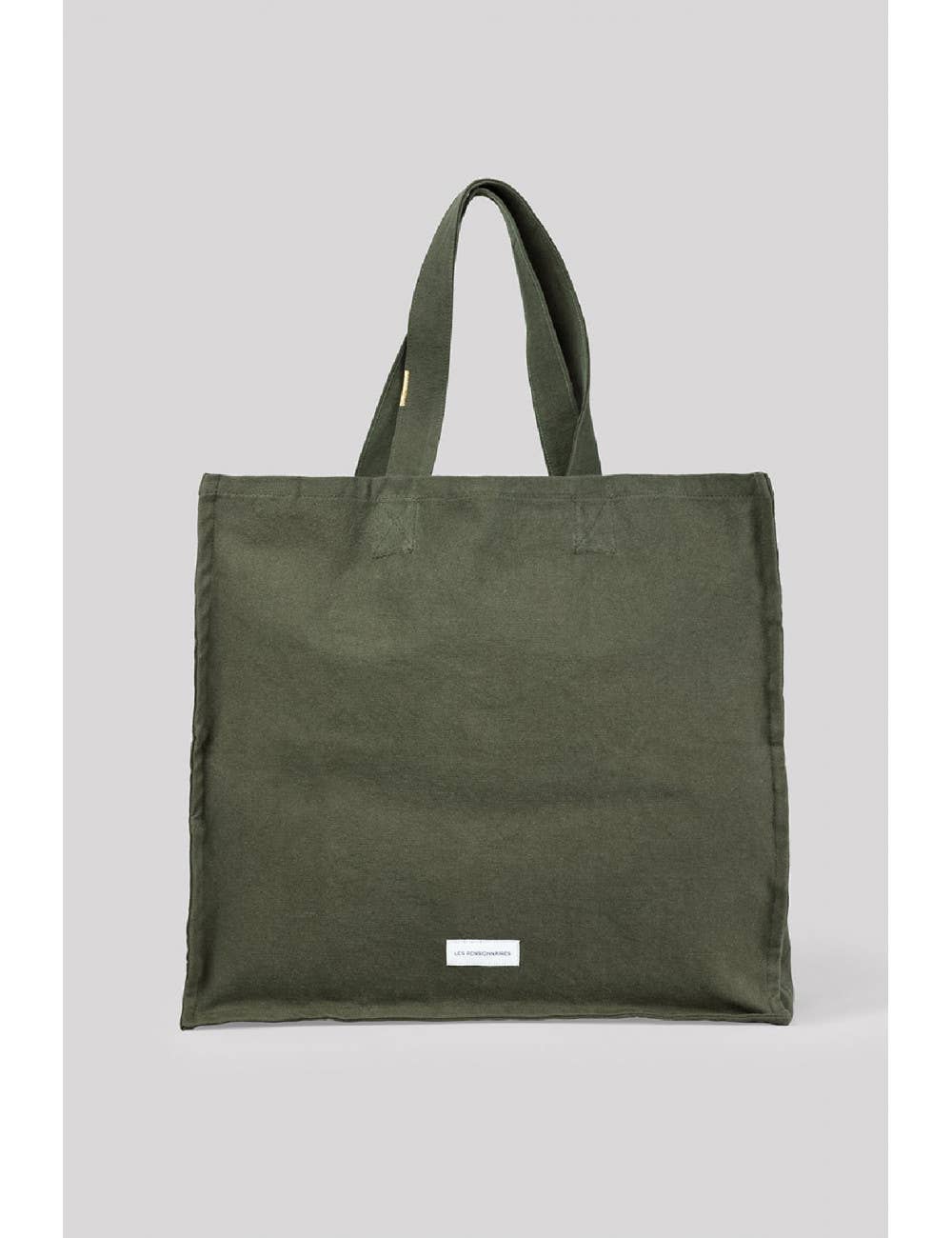 Canvas Tote in Capre Green