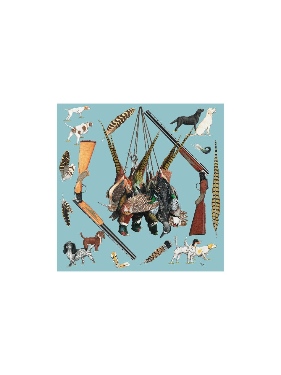 Kerr Chief Pocket Square Bird Hunting Fend L'air