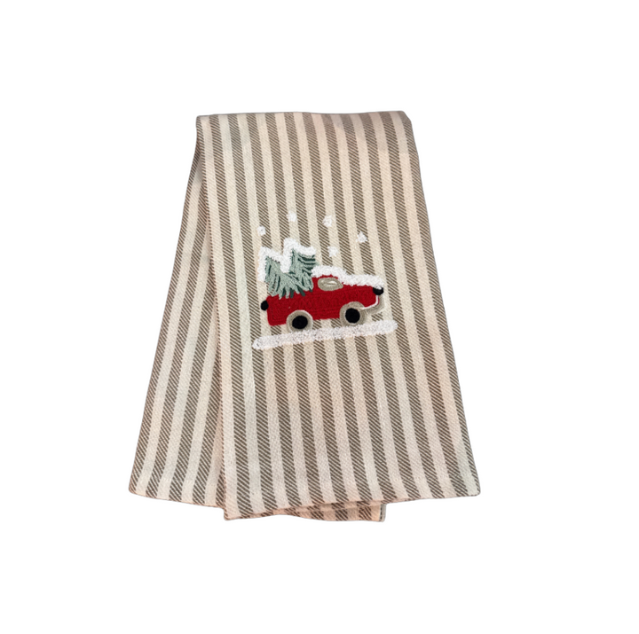 Embroidered Kitchen Towel Truck