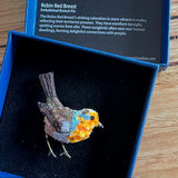 Brooch Robin
