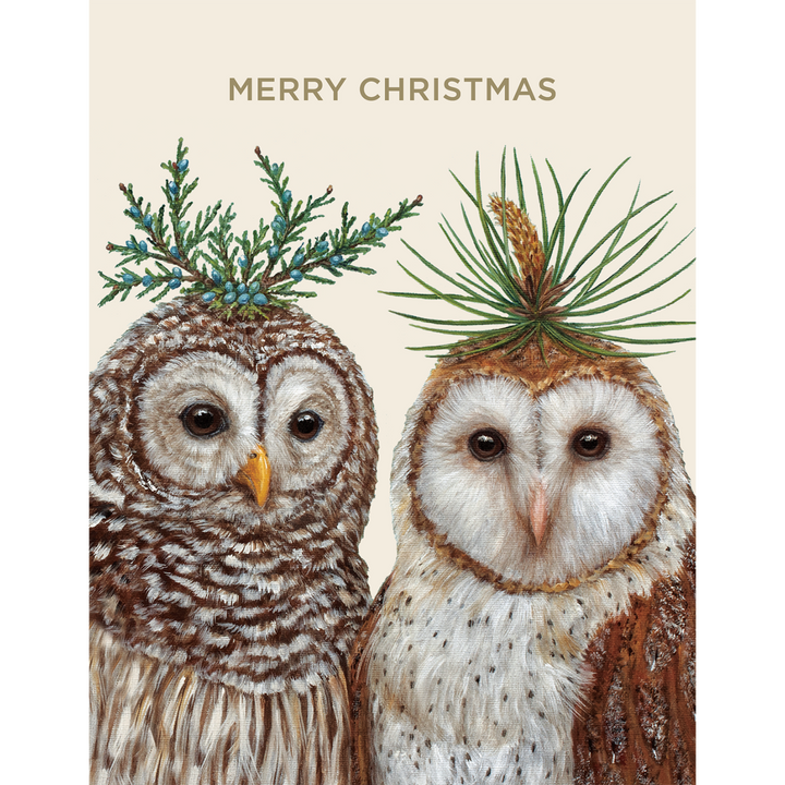 Winter Owls Card
