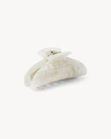 Midi Hair Clip Opalite Shell Checker