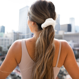 Scrunchie Duo Salt White