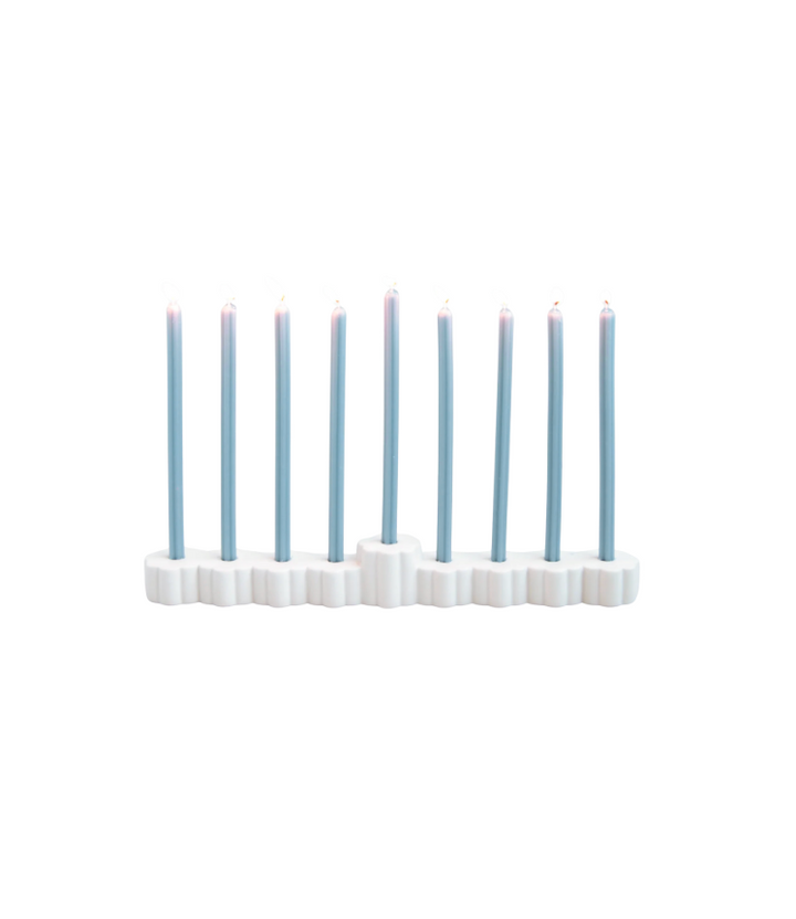 Ceramic Flower Menorah