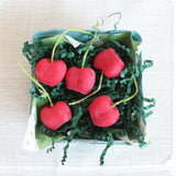 Beeswax Candles Cherries Set of 5