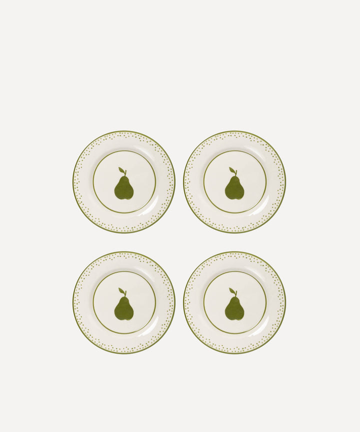 Pera Dessert Plate Set 4