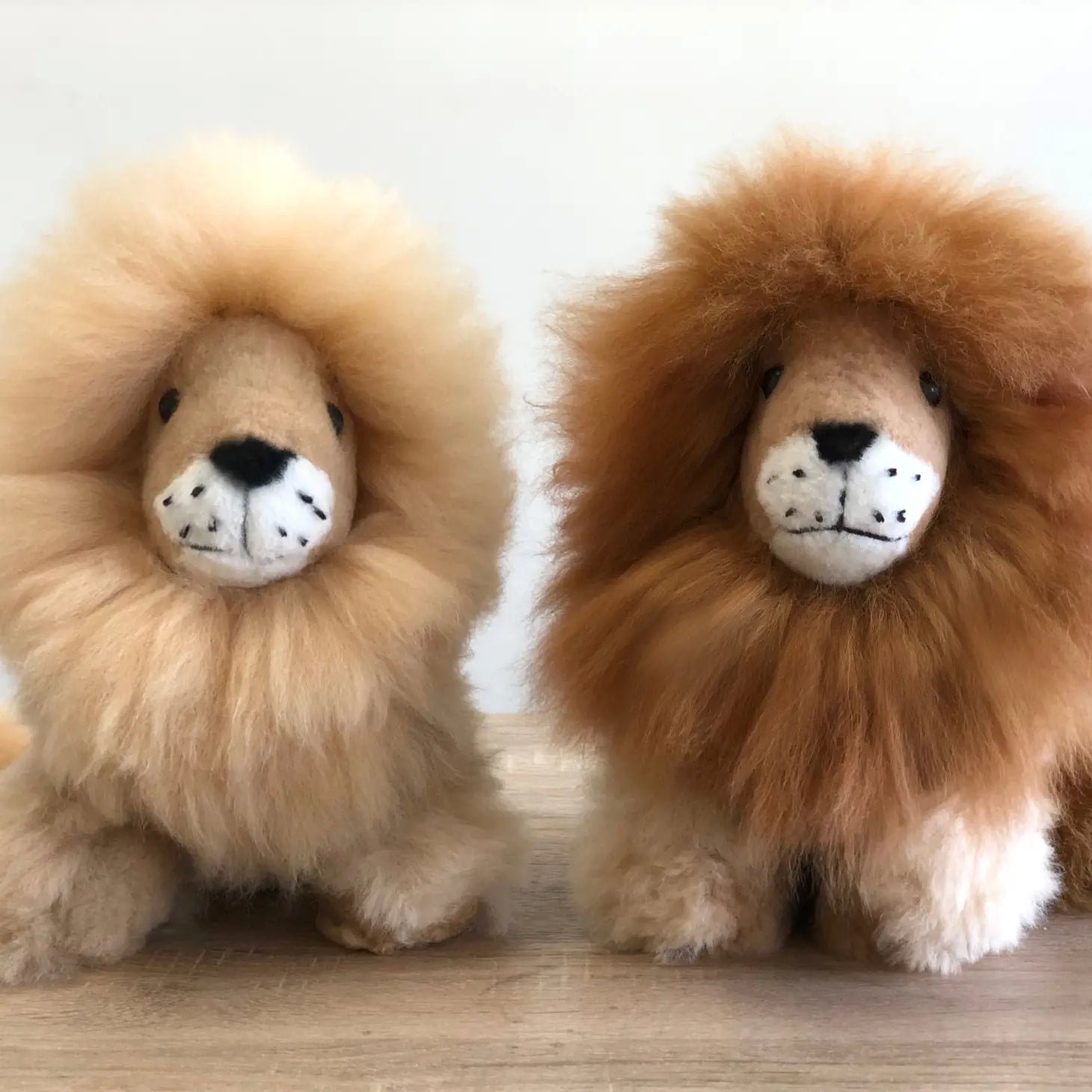 Alpaca Plush Lion Small