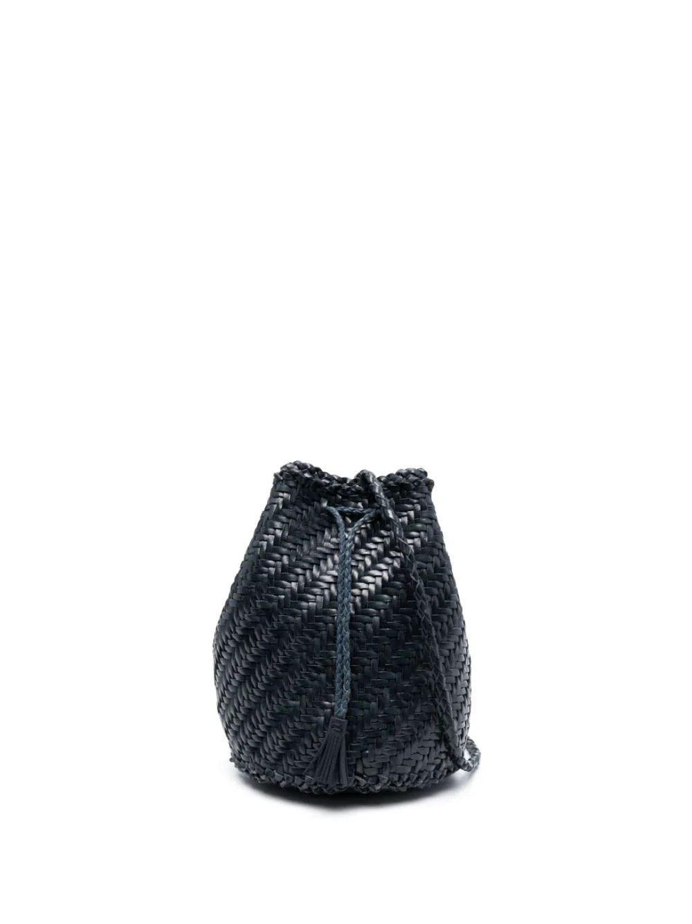 Pompom Double Jump tassel-detail bucket bag