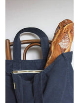 Storm Blue Canvas Tote