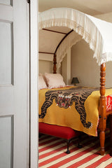 Tiger Rug Mustard Throw