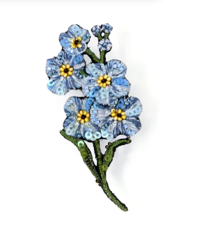 Brooch Forget Me Not