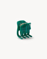 Mini Hair Clip Malachite