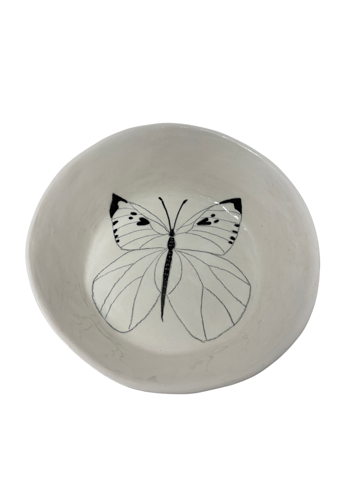 Large Snack Bowl Butterfly 1