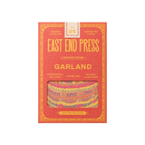 The Tiny Finch Garland Celebration Cakes featuring hand-printed recycled paper cake illustrations in a gift box.