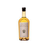 The Tiny Finch raw persimmon vinegar in a glass bottle with a minimalist label featuring botanical illustrations.