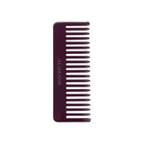 The Tiny Finch wide-tooth hair comb in Royal Peony deep purple handcrafted Italian acetate