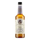 The Tiny Finch Tippleman's lavender rich cane sugar syrup in a 750ml glass bottle with a vintage-style label.